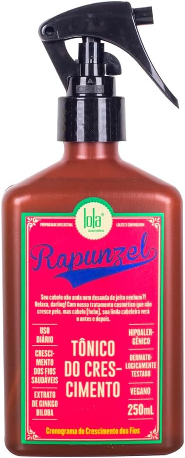 Tônico Capilar Rapunzel 250ml - Lola Cosmetics