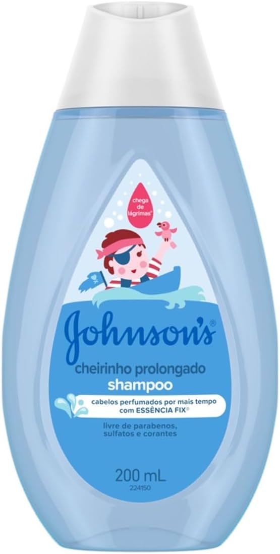 Johnson's Baby Shampoo Infantil Cheirinho Prolongado, 200ml